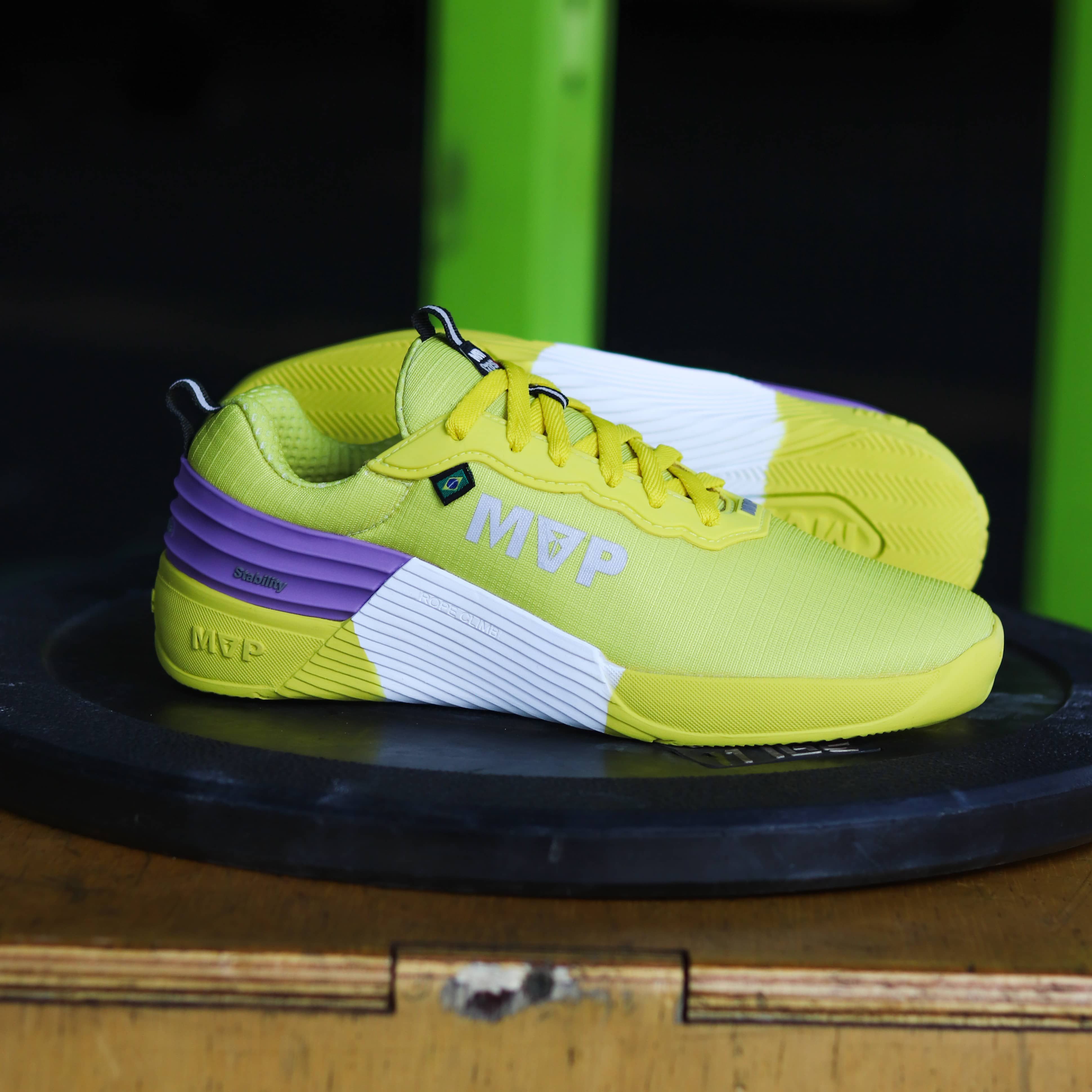 Tênis para Cross Unissex 4x4 - Yellow Purple | MVP Fitness - Loja