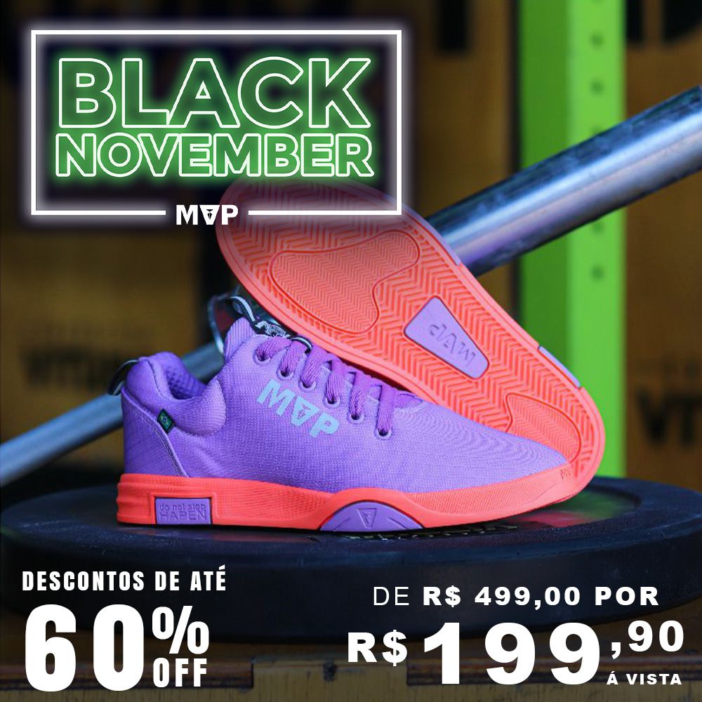 Tênis Treino Rhino Tech III - Purple Orange | MVP Fitness - Loja