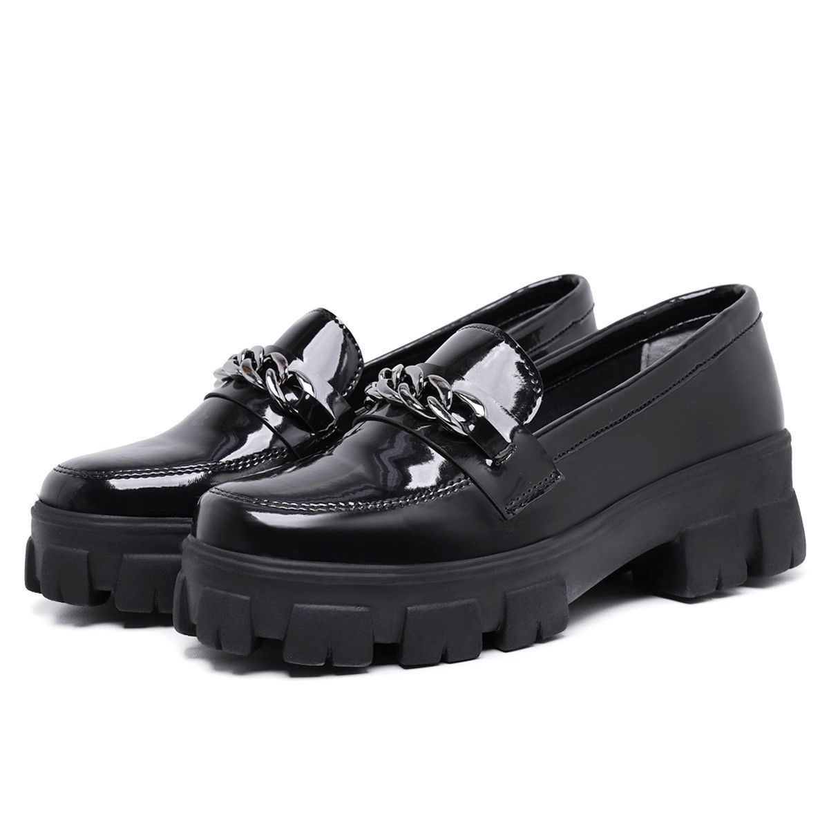 Oxford preto verniz feminino sales