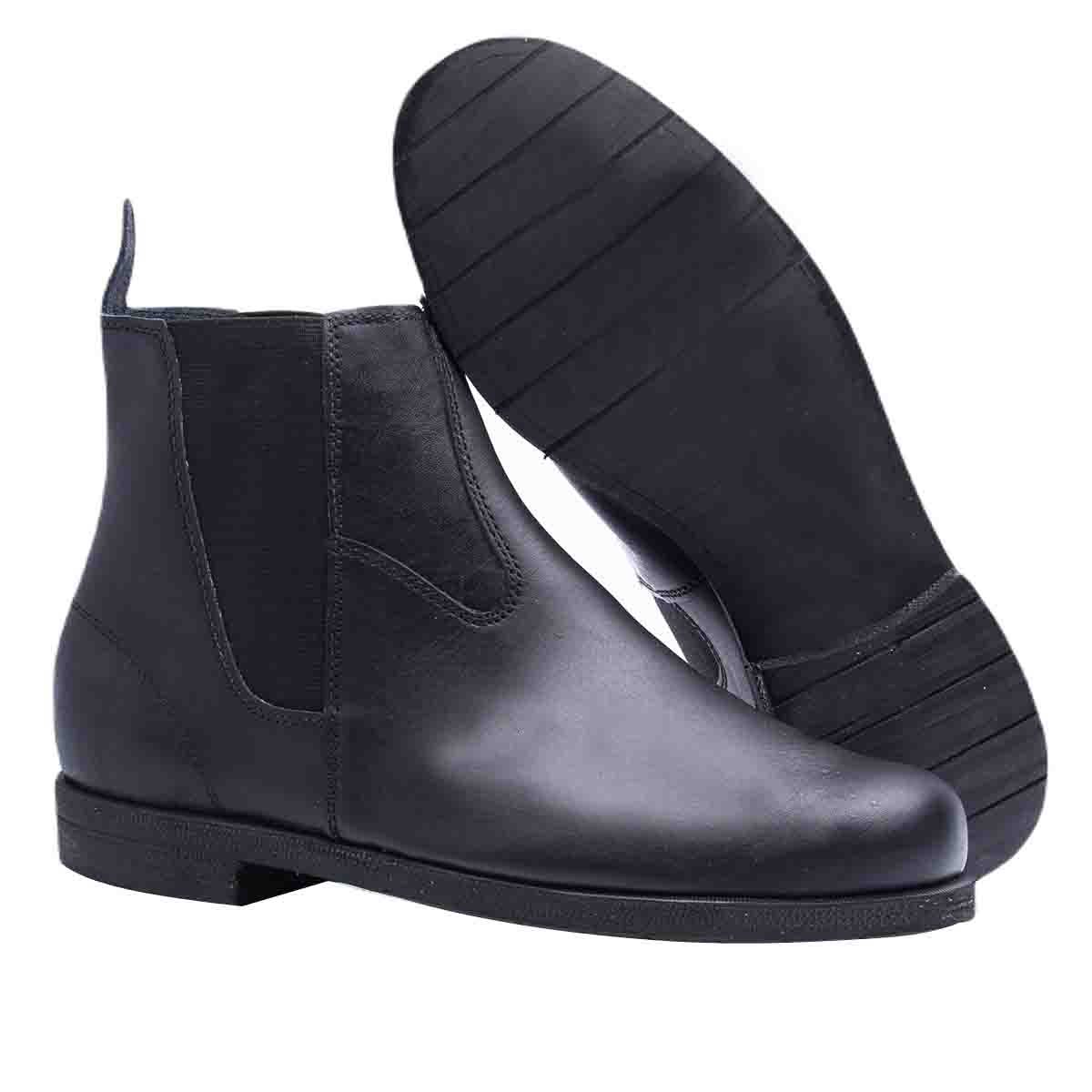 Botina Masculina em Couro Nobuck Chocolate 030 Nelson Butina