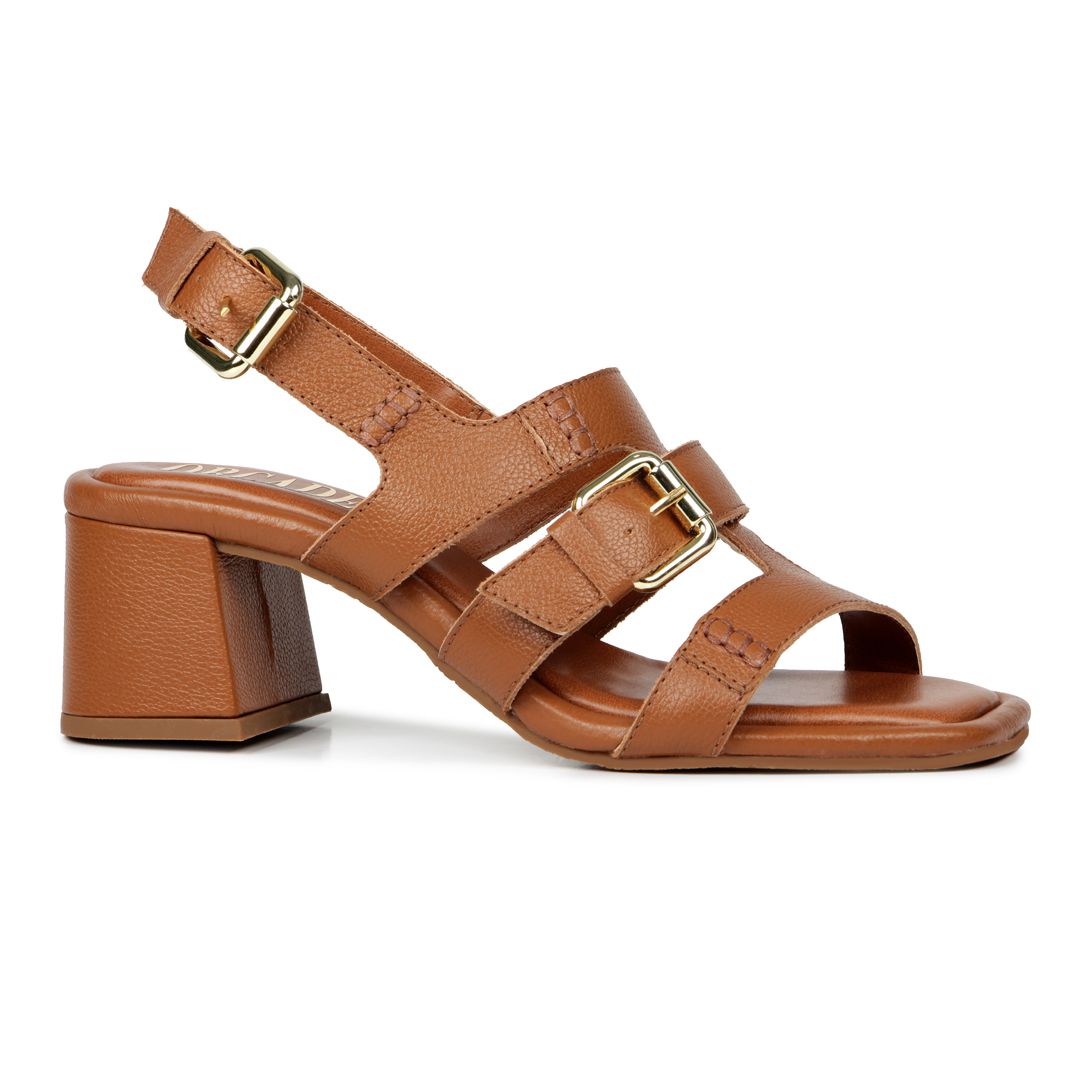 Sandália Salto Grazia Orcade Toast | ORCADE