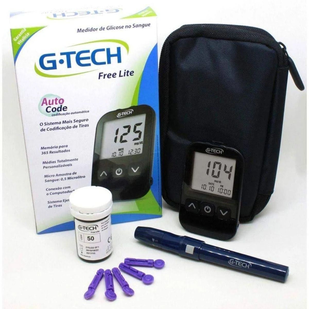 Kit de Glicose G-Tech Free Completo - M.M Hospitalar