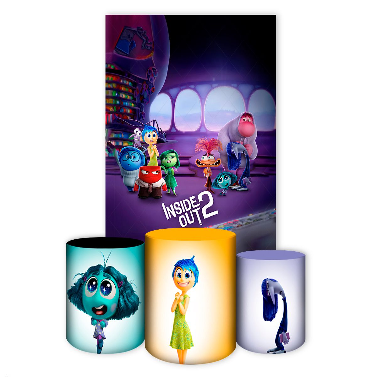 Capa Painel Retangular + cilindros Sublimados Tema Moranguinho 2720 ...