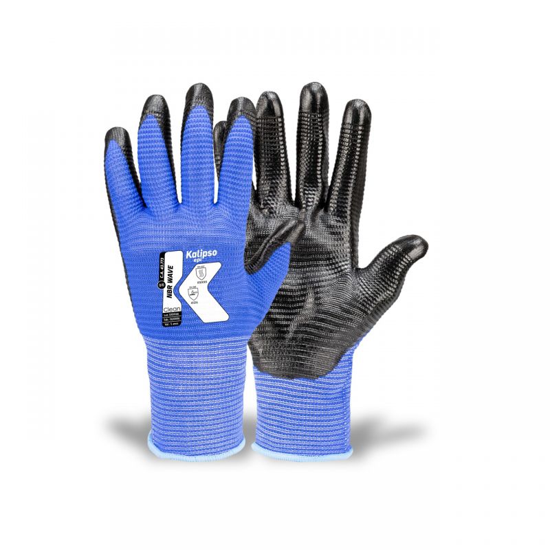 LUVA NITRILICA PARCIAL AZUL CA 32038 / CA 43773 | Peronti Soluções