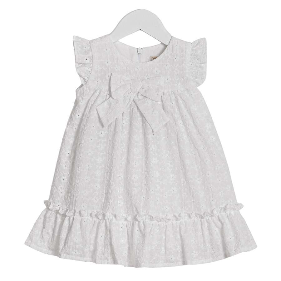 Vestido Batizado Laise Anjos Baby Petit Papillon Bebê Criança