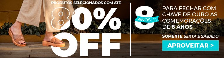 Até 80% OFF