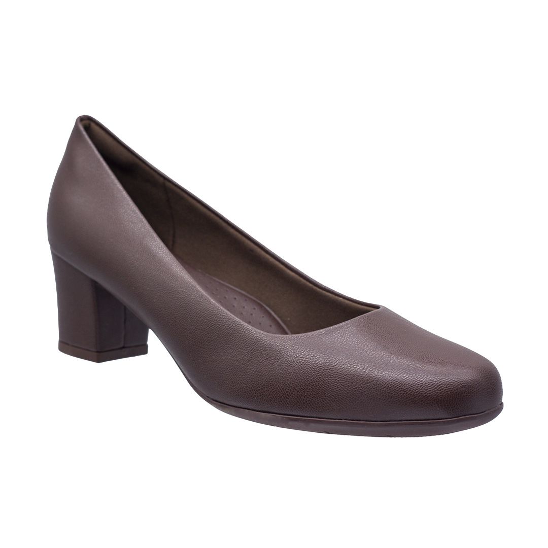 Sapato com sola sales de madeira feminino