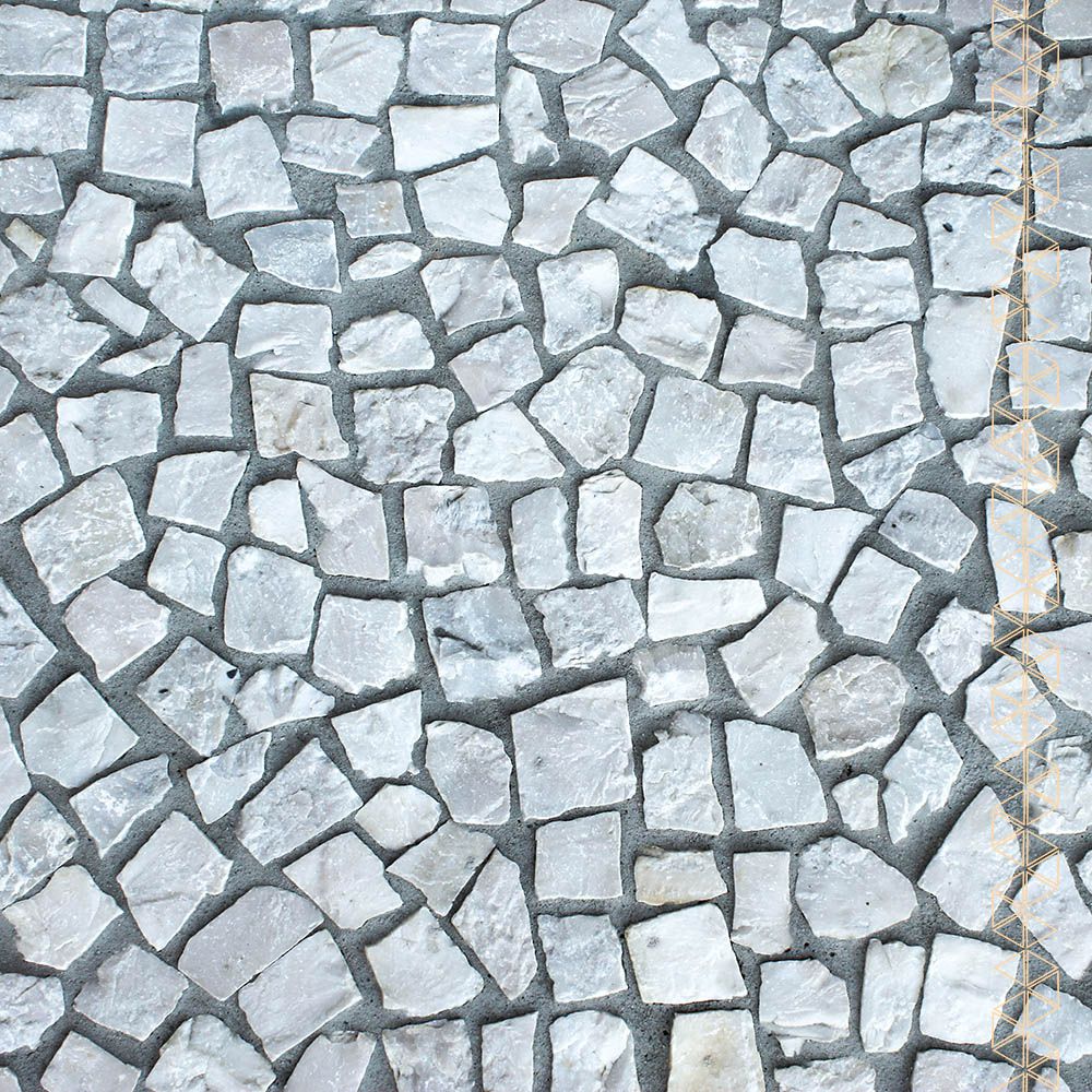 Petit Pavé Branco Pedra Portuguesa | Piso de Pedra Curitiba