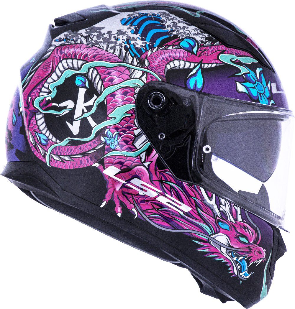 CAPACETE LS2 FF320 STREAM WARRIOR ROSA | PRESIDENTE MOTOS