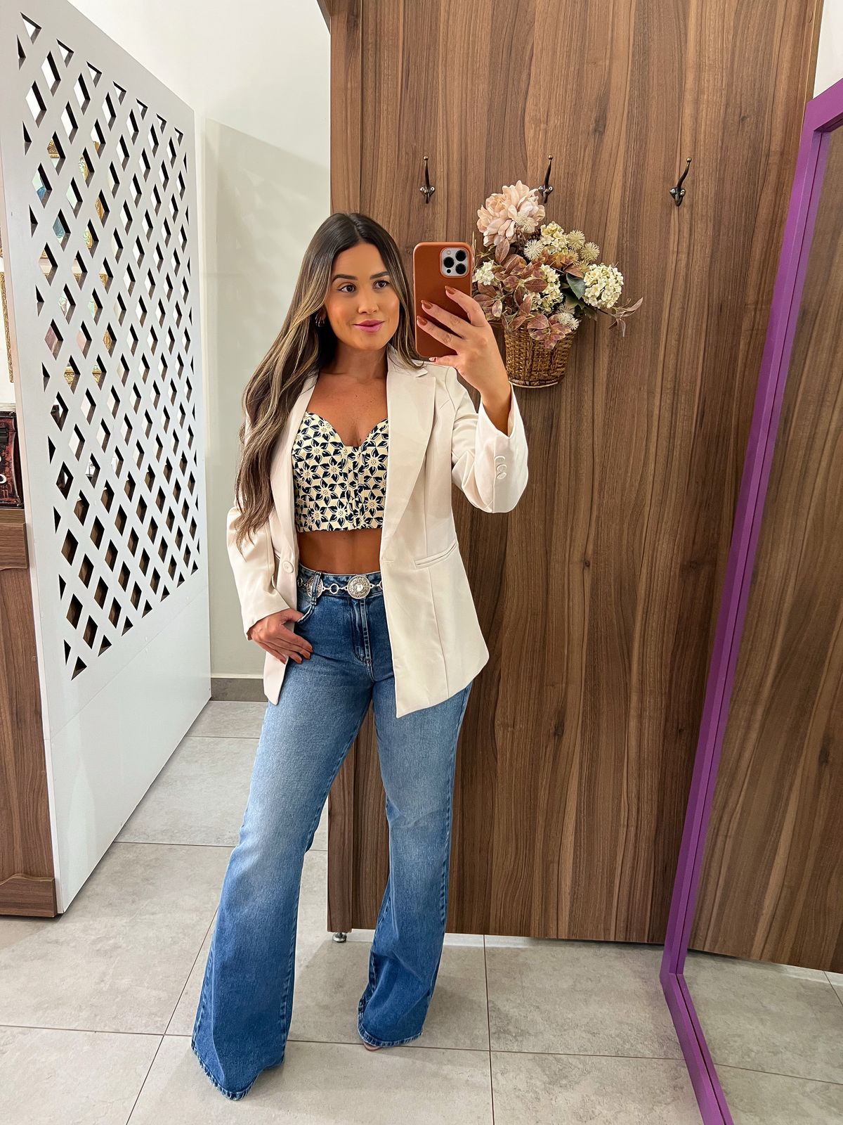 Colcci Bia CalÃ§a Flare Jeans Colcci Calça Jeans Flare Indigo Colcci