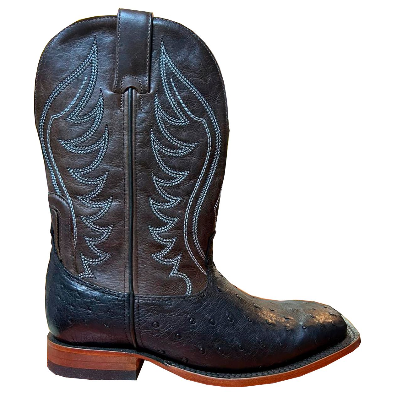 Bota Goyazes Masculina 231505 AC - AVESTRUZ PRETO / ATLANTA CAFÉ ...