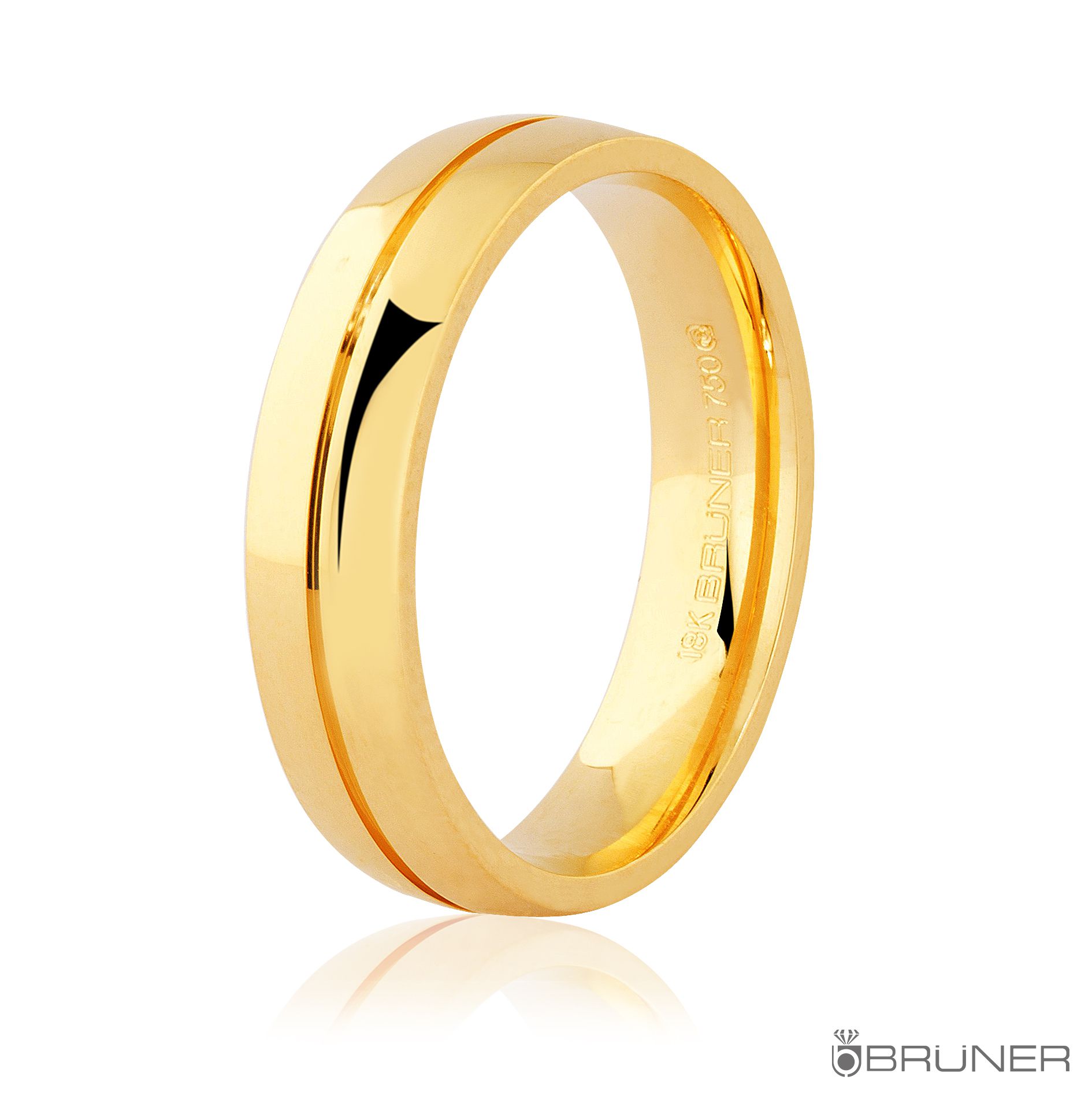 NDO LAB 金メッキリング 11747391 aliancas-de-noivado-em-ouro-