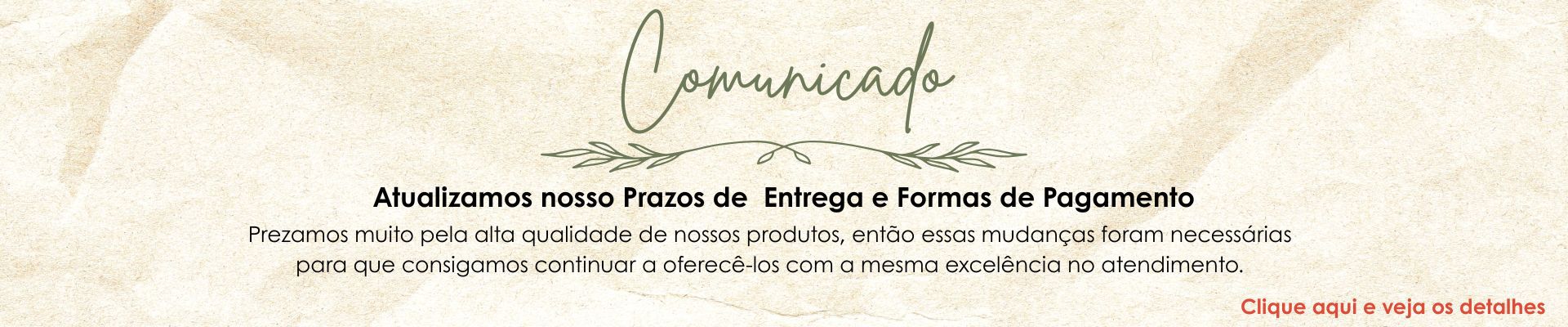 Novos Prazos e Formas de Pagamento