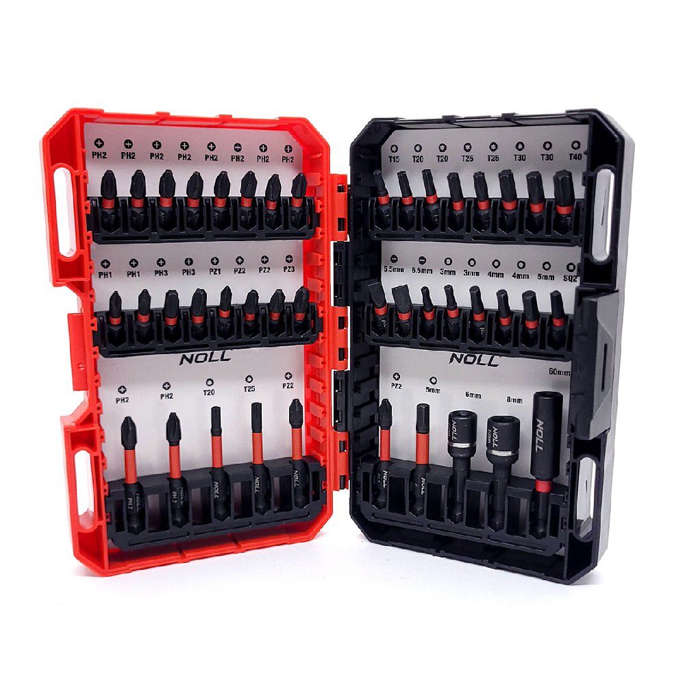Jogo de Bits/Ponteiras de Impacto Com 42 Pcs (372,0004) - Noll