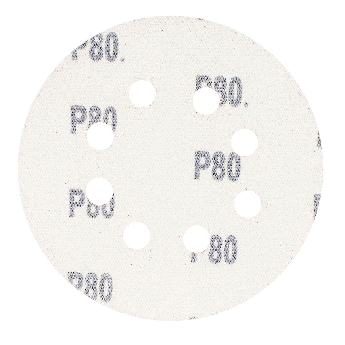 Kit Disco de Lixa Com Velcro 5'' GR. 80 Com 10 Unidades (243,0021