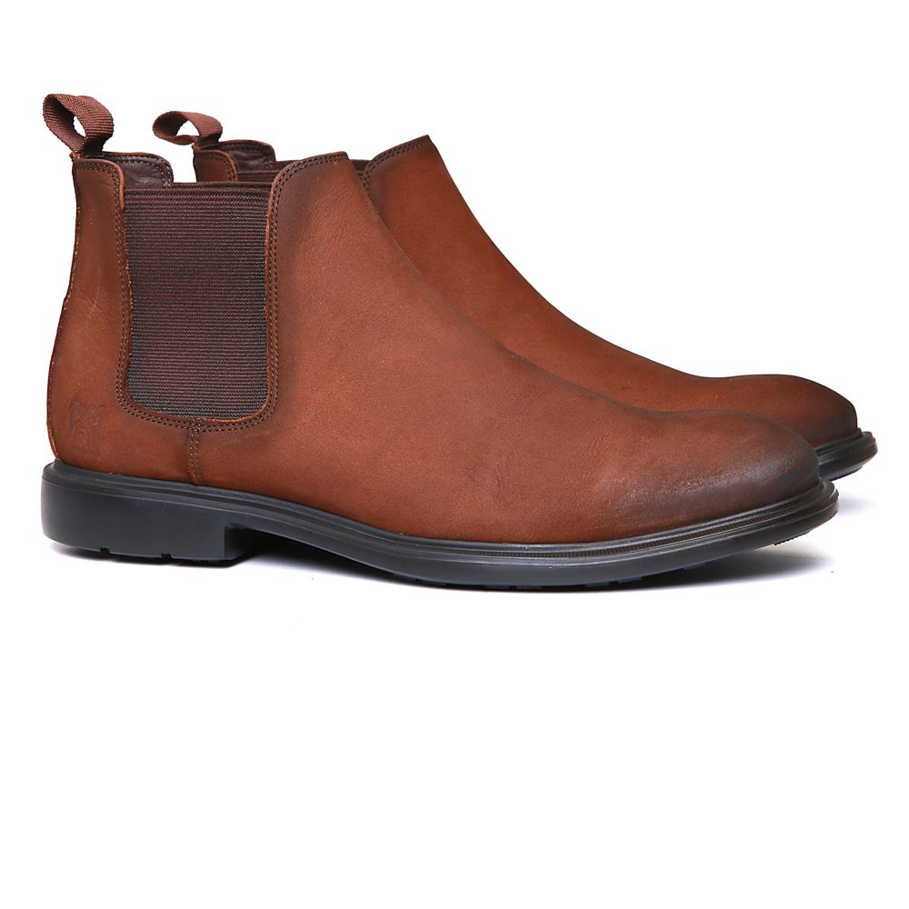 Bota Casual Masculina Finley Brown Samello | SAMELLO