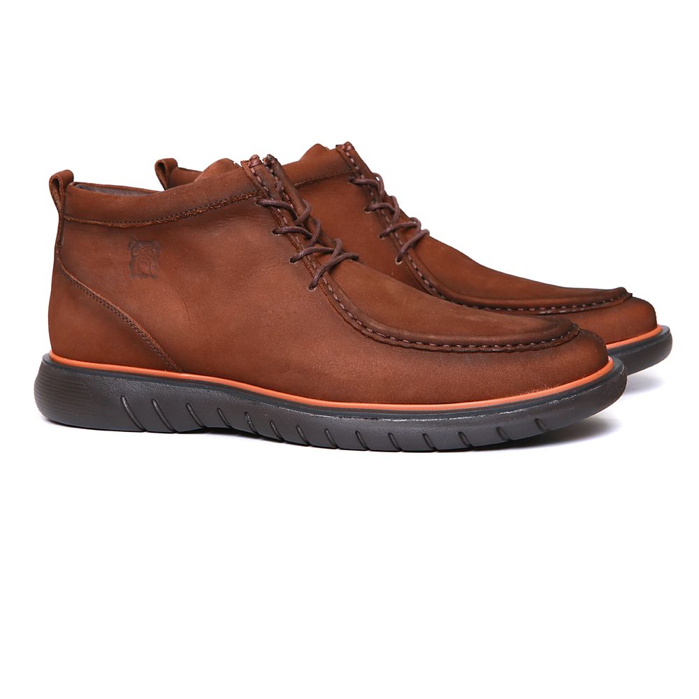 Bota Casual Masculina Malcolm Brown Samello | SAMELLO