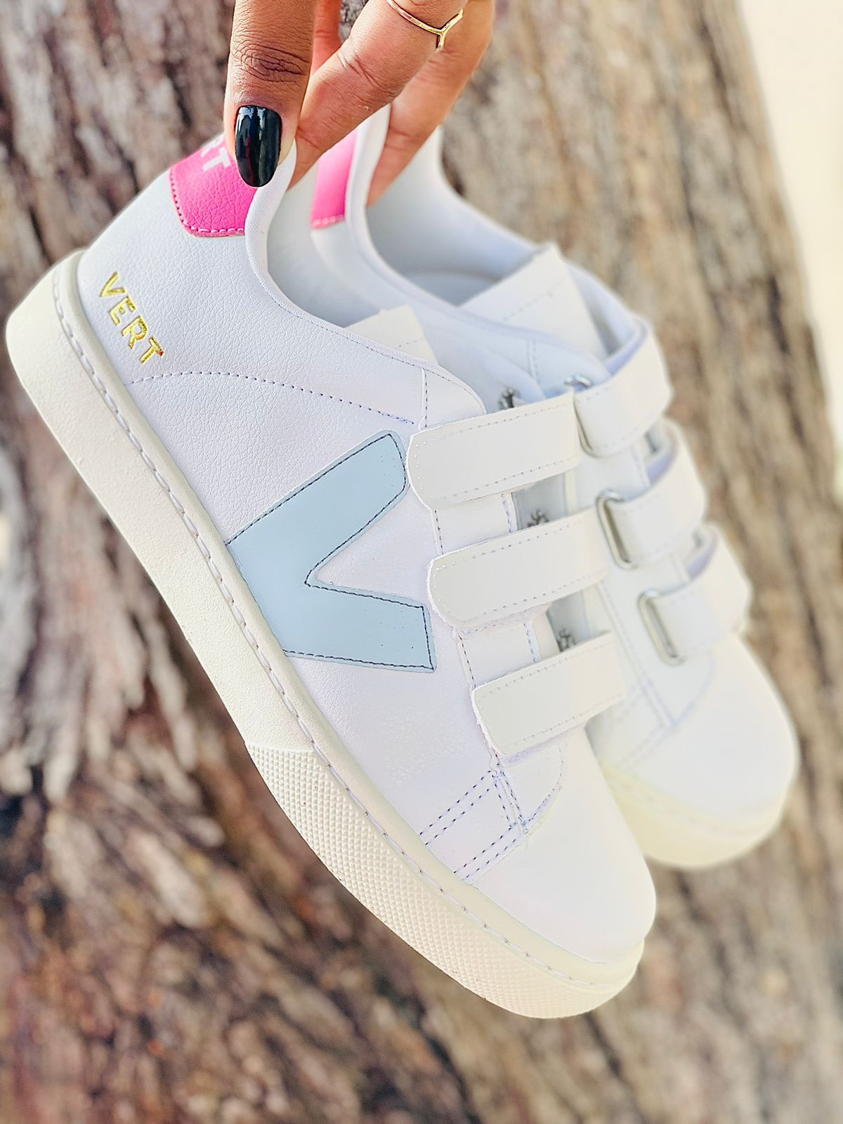 T nis V Branco Pink Talline Sapatilhas Atacado
