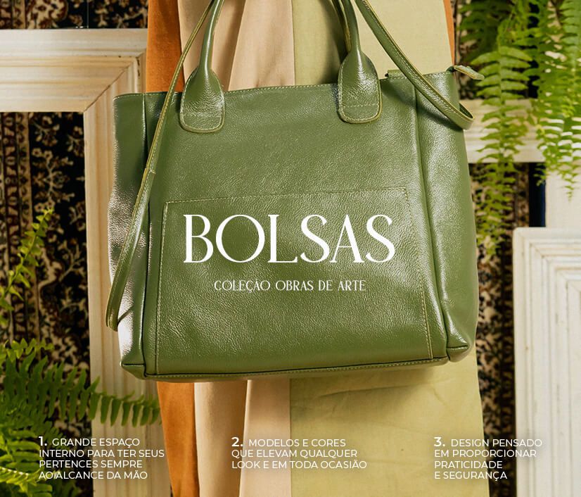 Bolsas de Couro Feminina