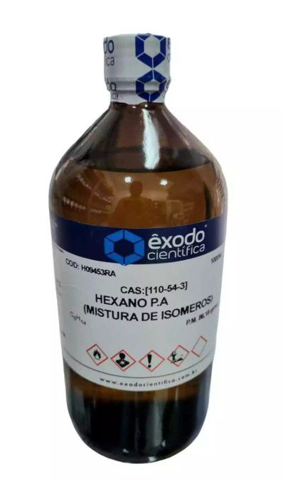 HEXANO PA (MISTURA DE ISOMEROS) 1L | SCQ Soluções Laboratoriais | Tudo ...