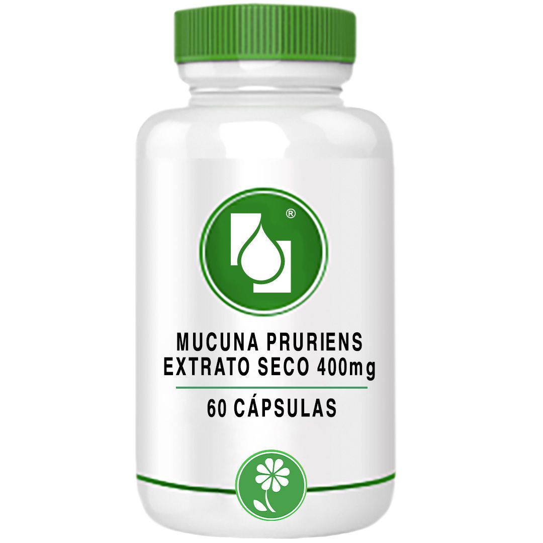 Mucuna Pruriens Extrato Seco 400mg 30 Cápsulas Seiva Manipulação