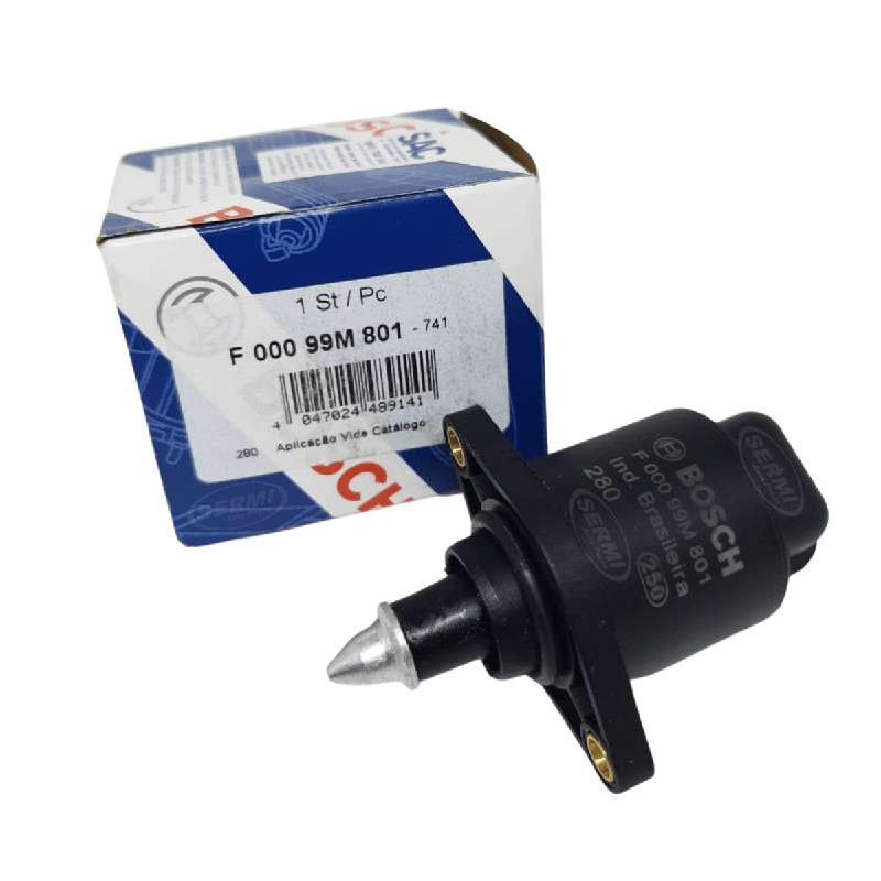  Atuador Marcha Lenta Bosch F00099M801 Gol Saveiro Logus