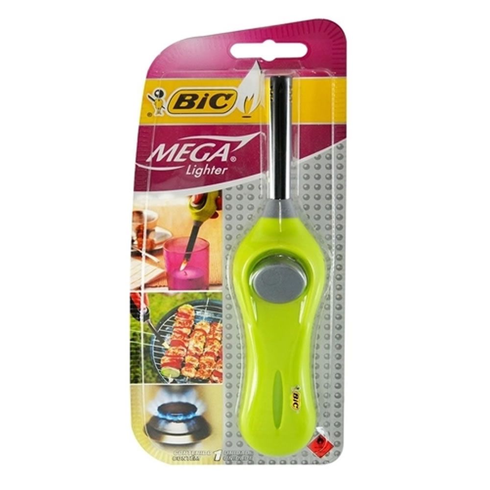 Accendigas Multiuso Maxi Elettronico Bic Mega Lighter - Box da 10