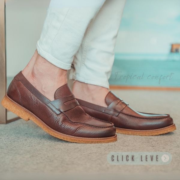 Sapato Masculino Loafer Atenas Café