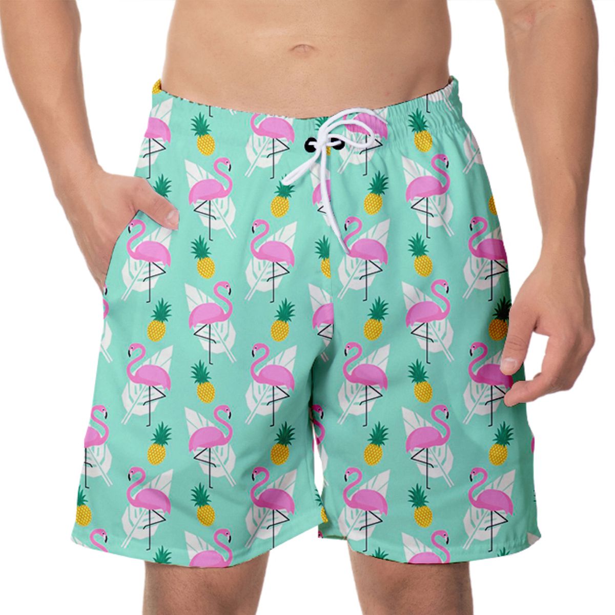 SpongeBob SquarePants Board Shorts Swim Trunks - Anime Ape