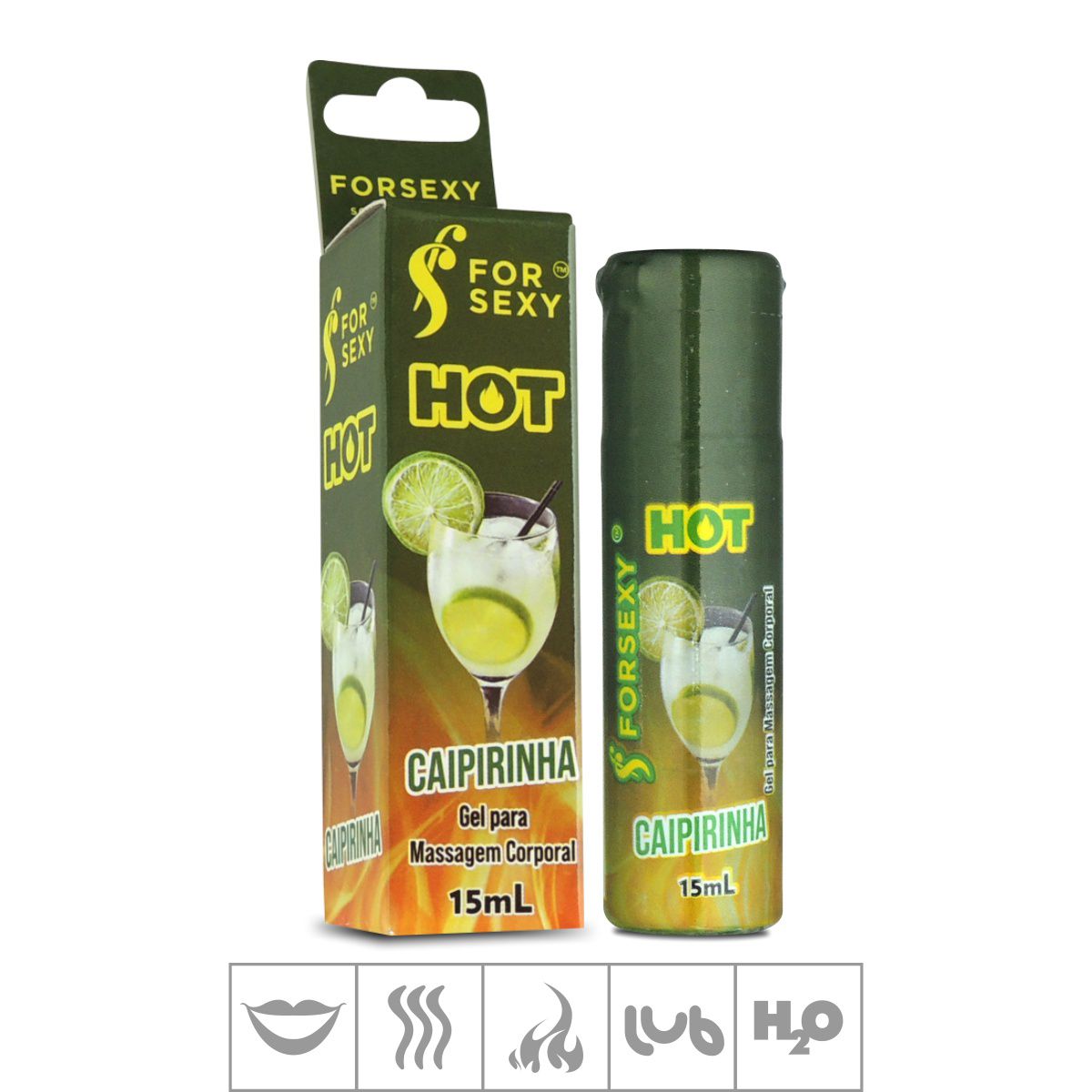 Gel Comestível For Sexy Hot 15ml St730 Caipirinha ♥ Tabuê Sex Shop Atacado Produtos 0698