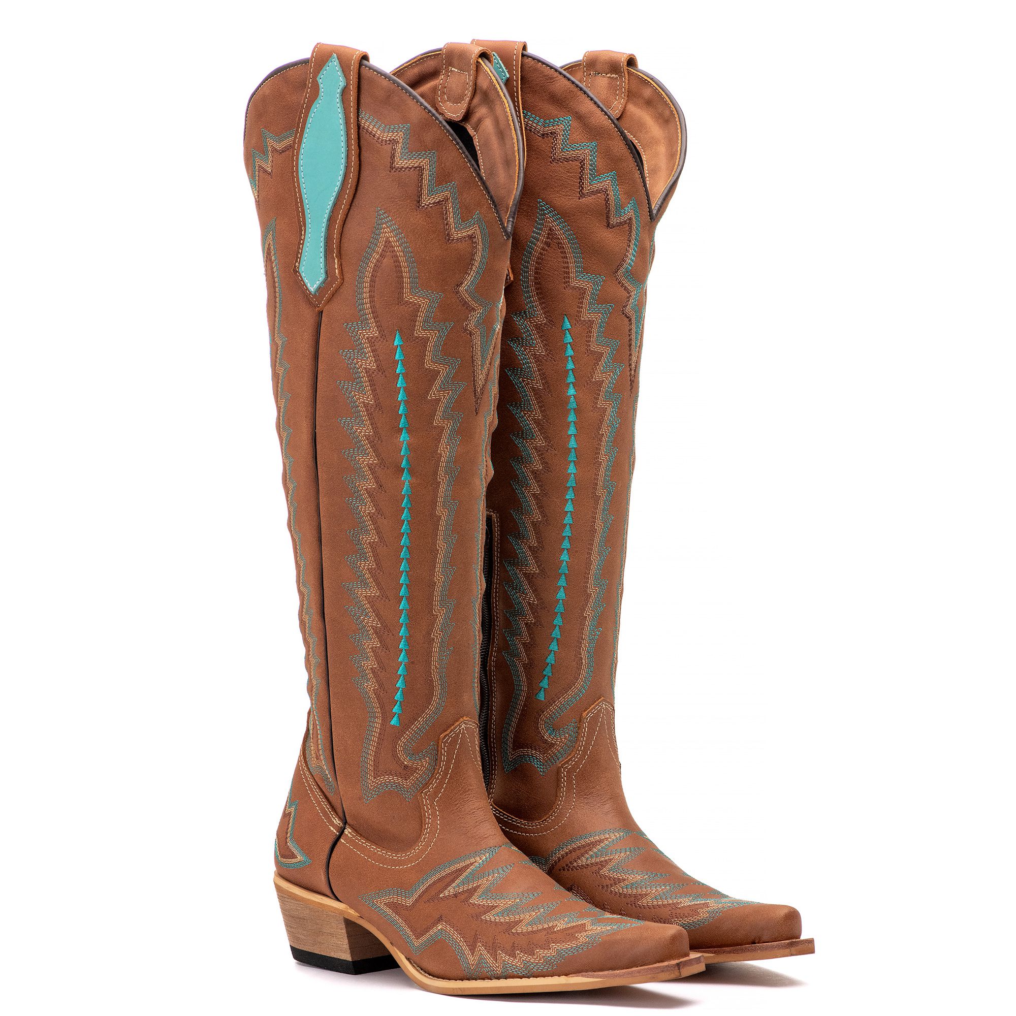 Bota Feminina Texana Tucson - Couro Tucson Caramelo - Solado Rústico ...