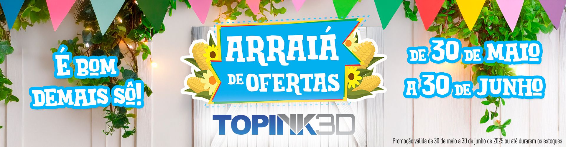 Promoção Arraiá 3D