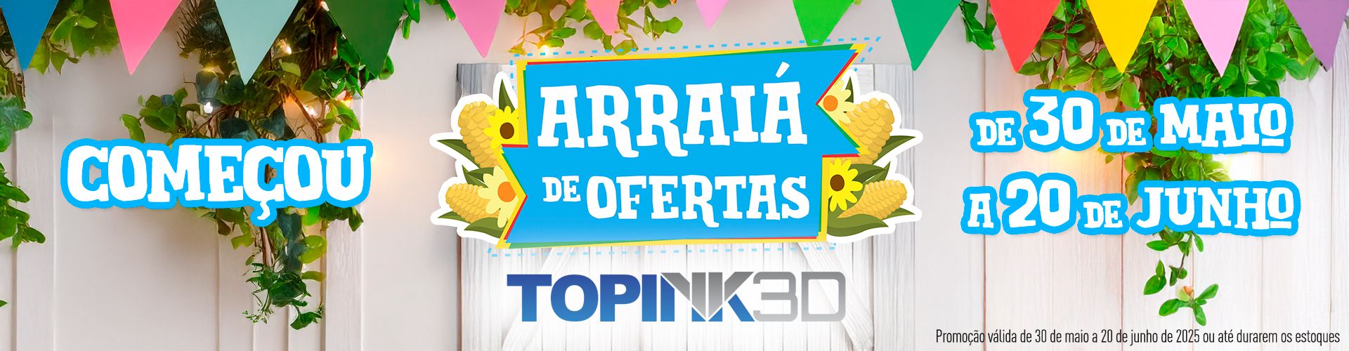 Promoção Arraiá 3D
