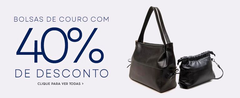 Bolsa em Couro - 40% OFF