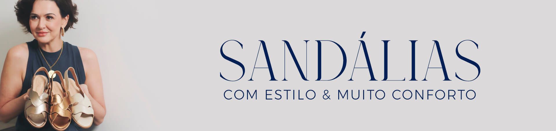 Sandálias em Couro Legítimo