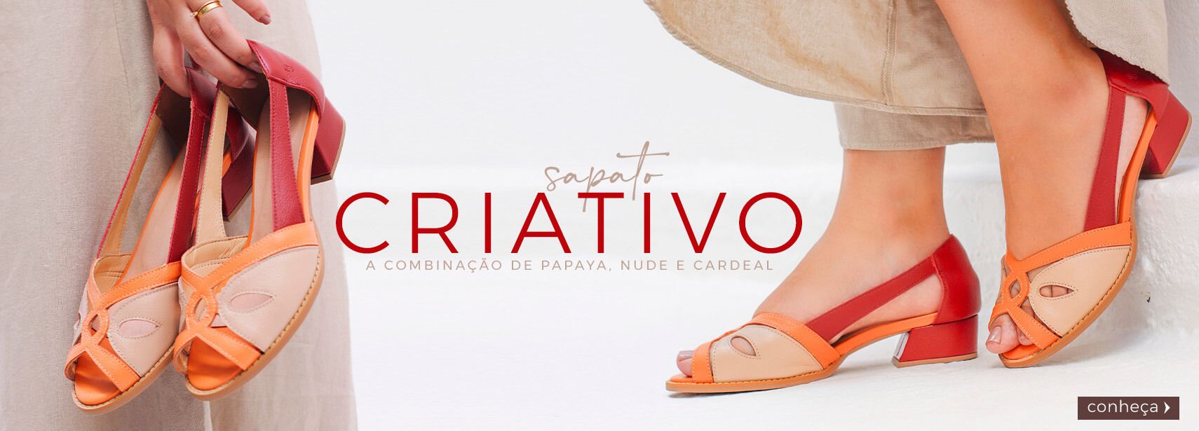 SAPATO PEEP TOE CRIATIVO