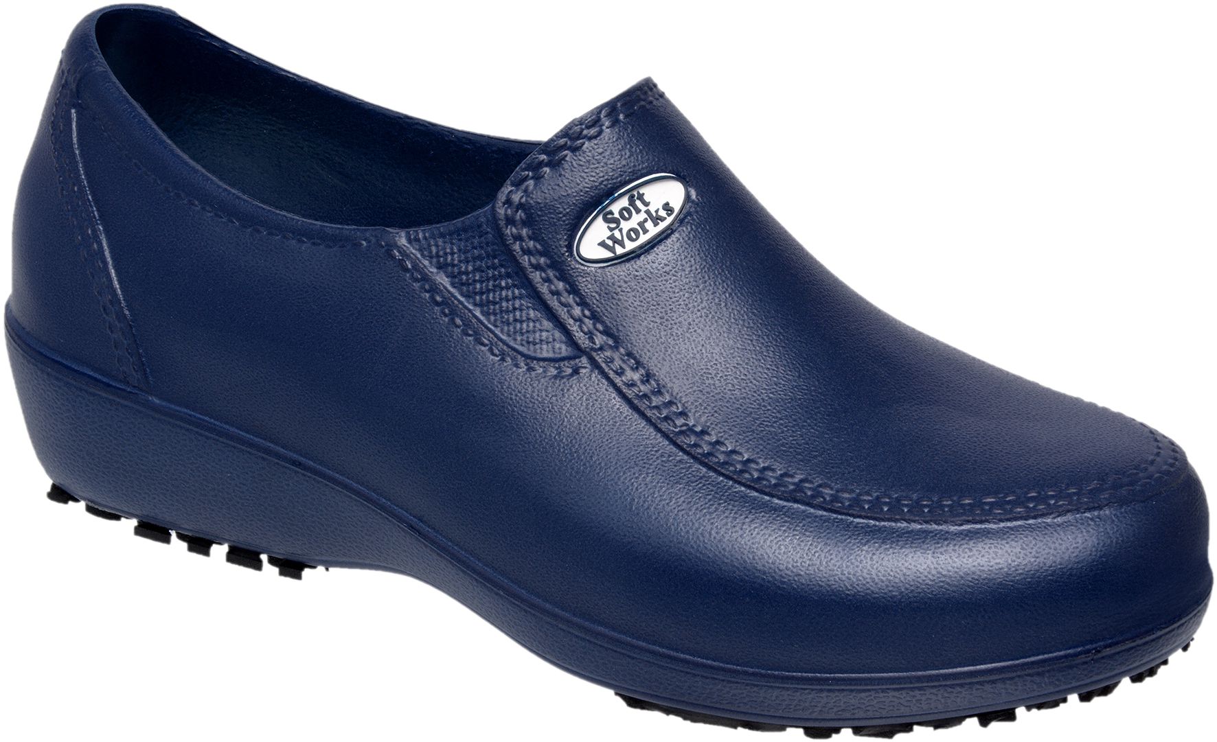 Sapato Feminino Lady Works Antiderrapante Marinho BB95 Soft Works
