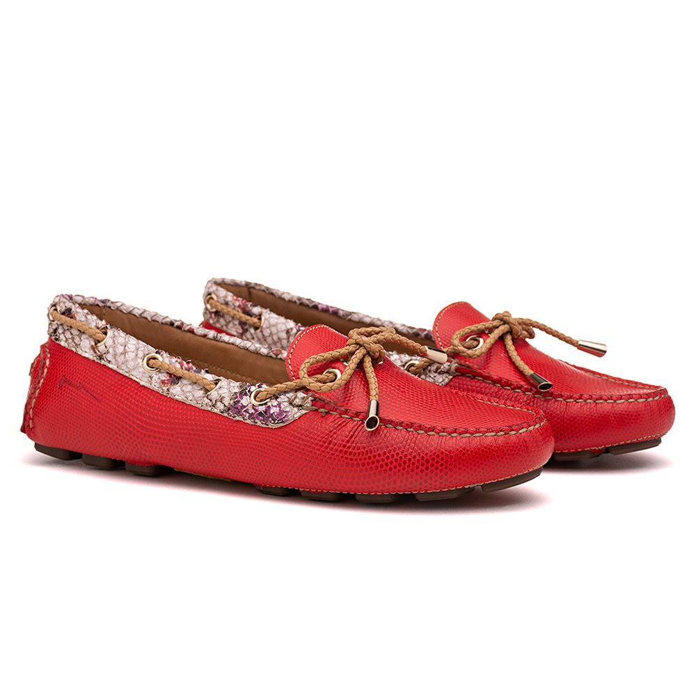 Mocassim Feminino Driver VW200 Rosso Veromoc