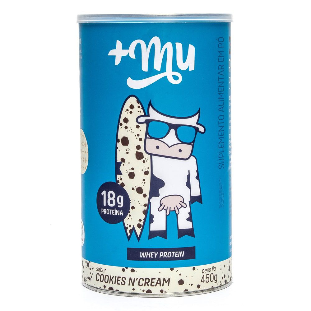 Whey Protein Cookies And Cream Mais Mu 450g VILA CEREALE
