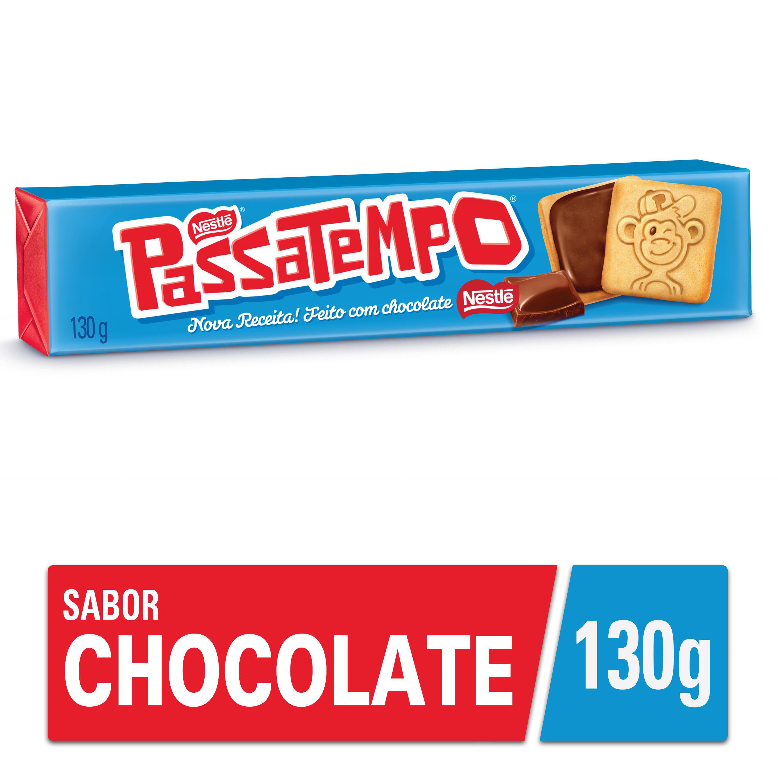 Biscoito Passatempo Recheado Chocolate 130g Day 2 Day 6041