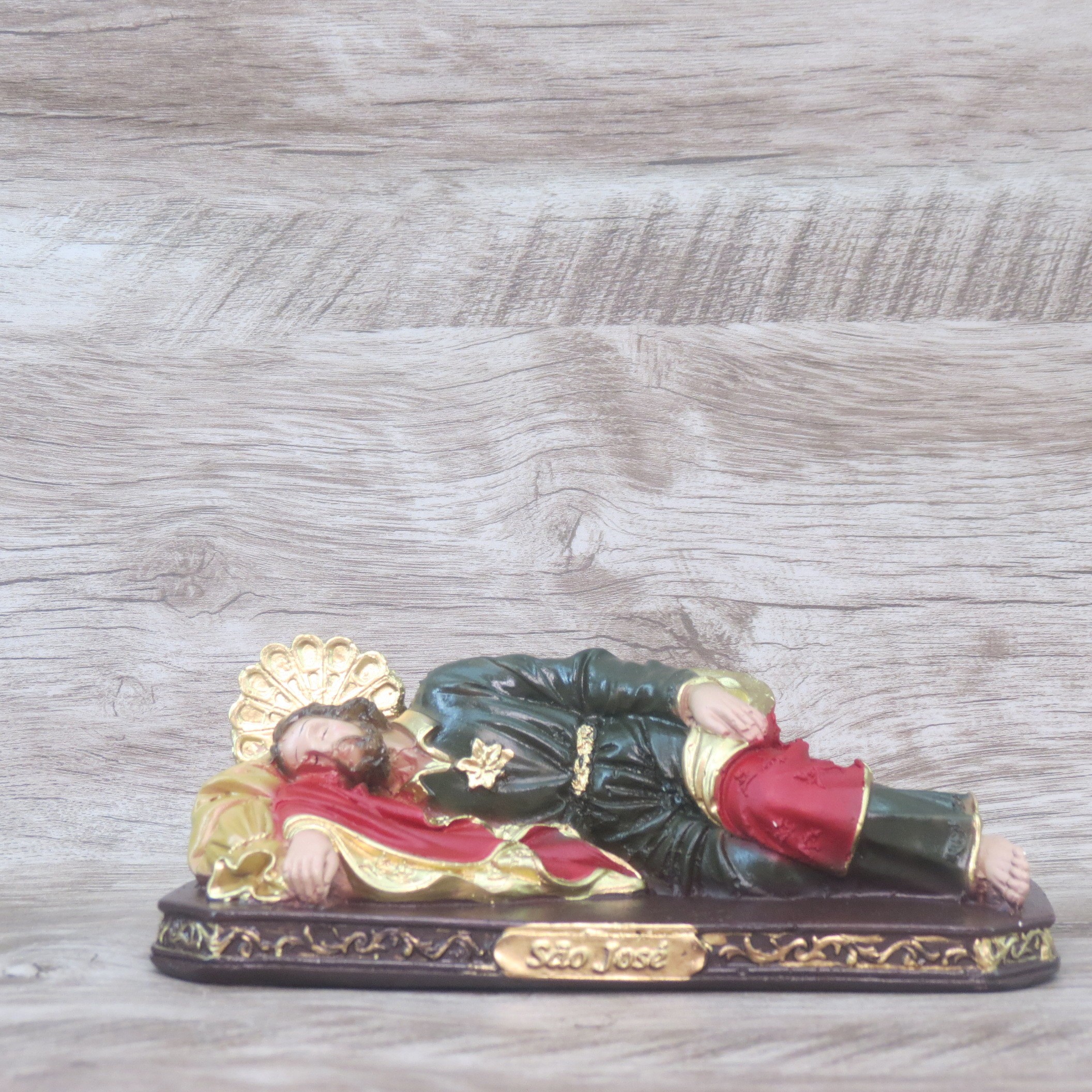 Imagem Em Gesso Sao Jose Dormindo 20 Cm Betania Loja Catolica