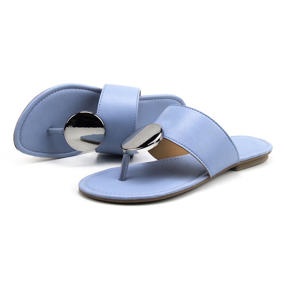 rasteirinha azul claro