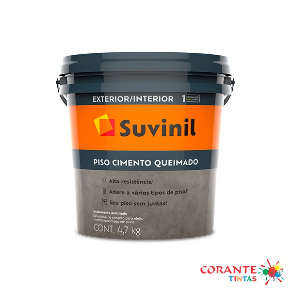 Suvinil Piso Cimento Queimado 4 7kg Corante Tintas