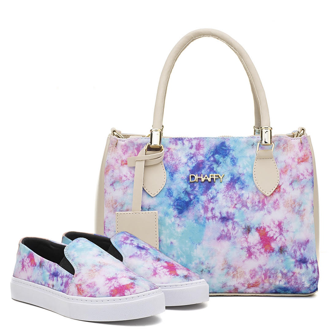 tie dye tote bolsa