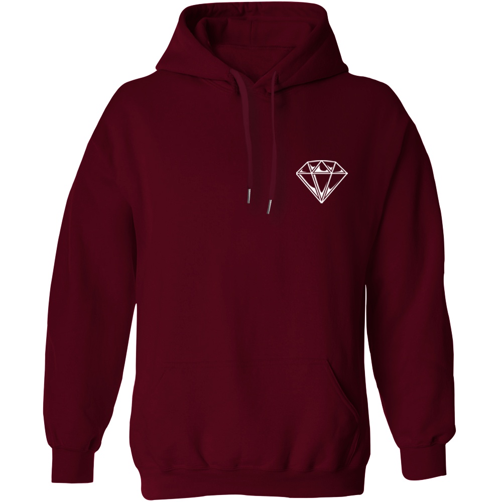 pink sidemen moletom com capuz