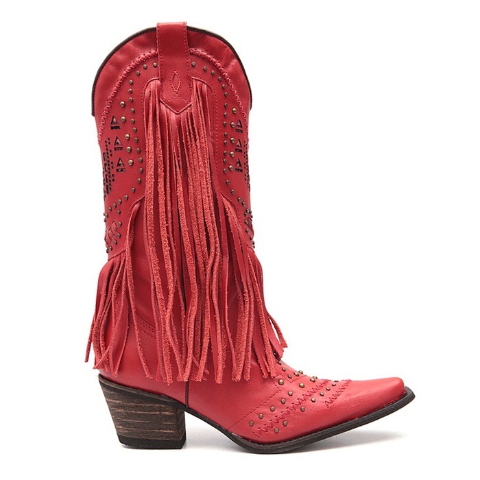 Bota Feminina Selma Vermelha | ELITE COUNTRY