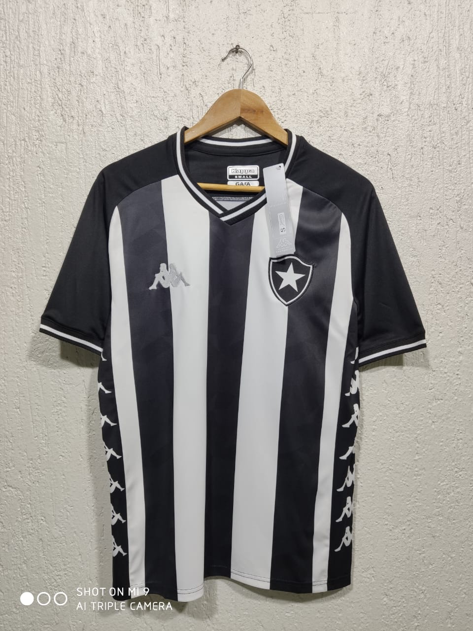 Camisa Botafogo Torcedor Kappa Masculina - Preto e Branco ...