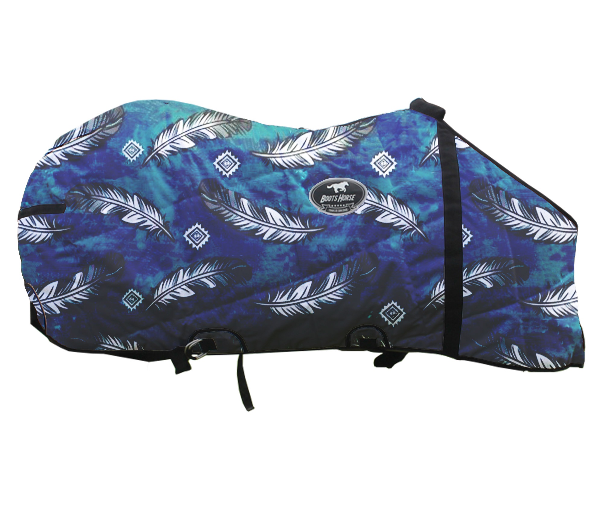 Capa De Frio Boots Horse Estampada Forrada LET CIA COUNTRY IMPORT S