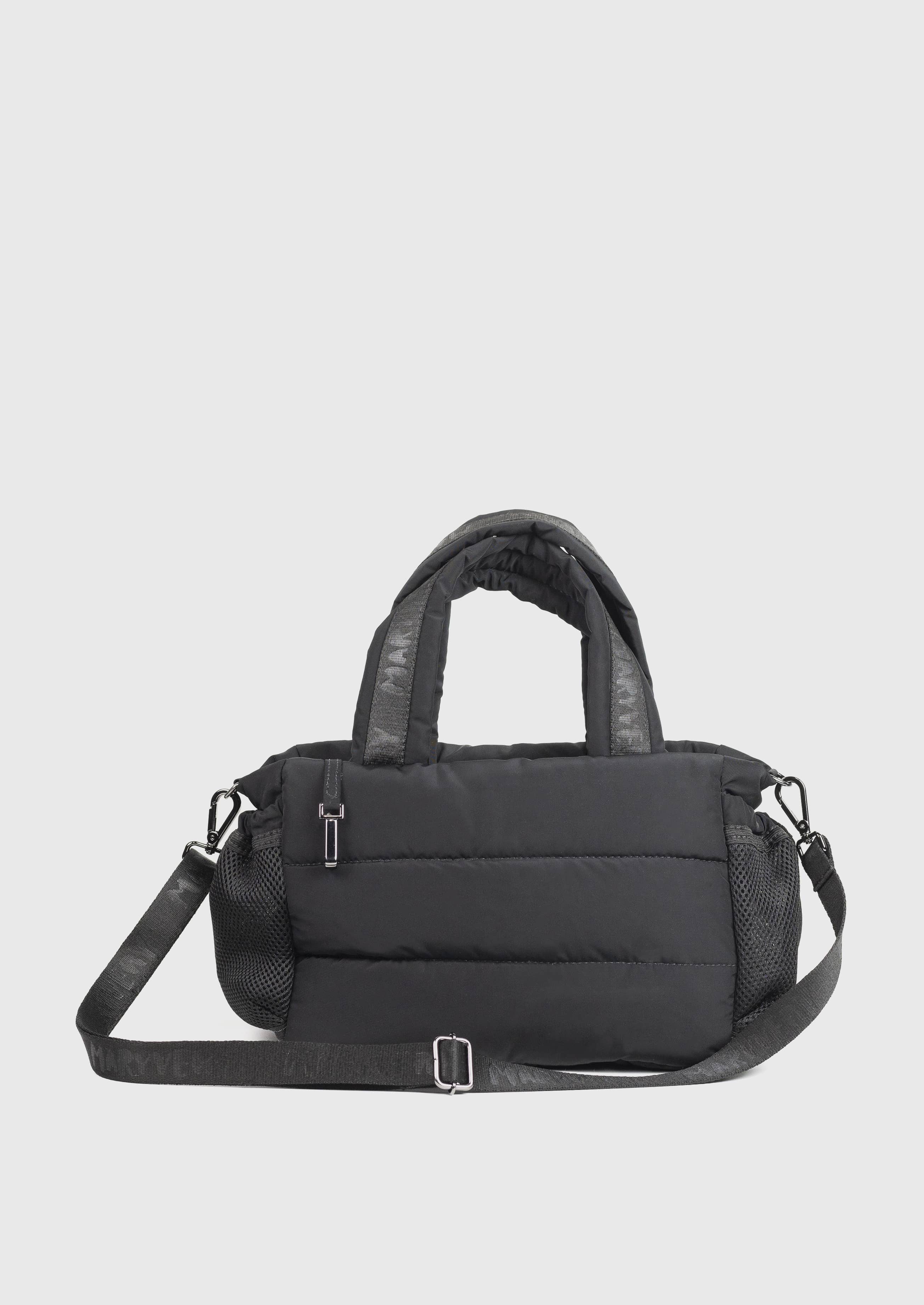 black puffer bolsa