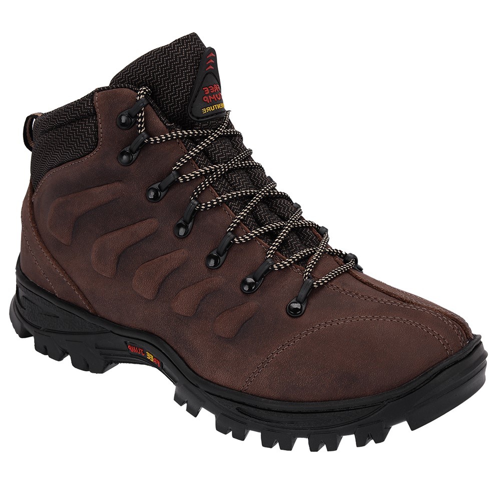 bota coturno adventure masculino couro legítimo 3206